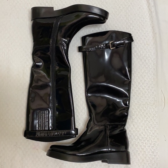 FP x Jeffrey Campbell Black Leather Boots - Picture 3 of 10